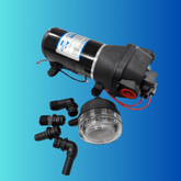 Fleximake High-Performance Pressure Water Pump – 17L/Min Flow with Pressure Switch